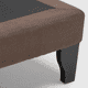 thumbnail image 3 of Base de cama de 1 plaza Felpa Marron 90x200cm, 3 of 3