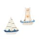 thumbnail image 3 of Retro Madera Estilo Mediterráneo Mini Barco De Vela Modelo Decoración Náutica 4 Y 5, 3 of 3