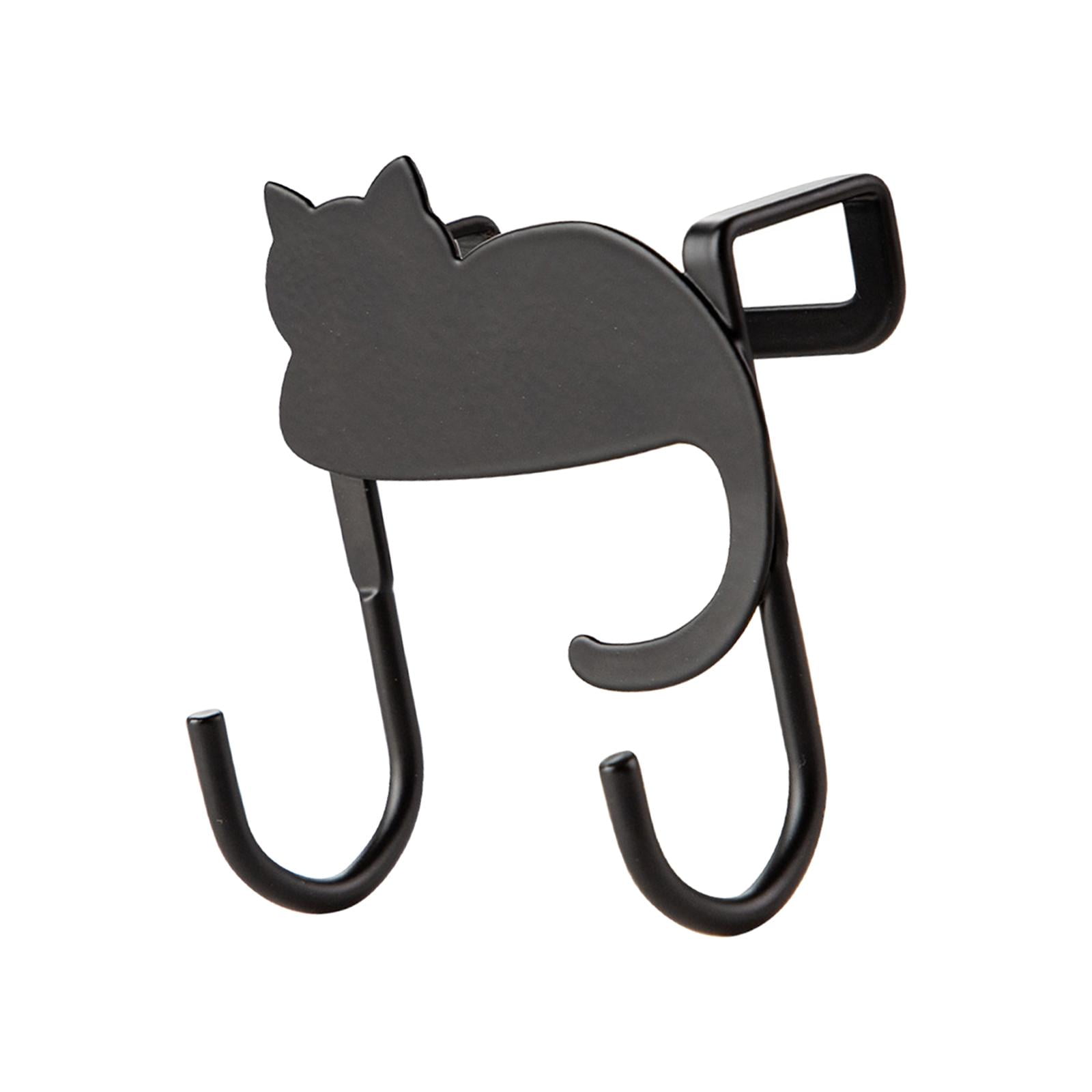 Magideal - Ganchos Para Puertas De Hierro, Ganchos Para Toallas, Colgadores Para Puertas, Ganchos Para Abrigos Para Armarios, Cajones, Armarios De Cocina, Hogar Gancho Doble