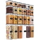 thumbnail image 1 of Juego de recipientes de almacenamiento de alimentos PRAKI herméticos, 24 unidades, sin BPA, 1 of 7