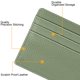 thumbnail image 4 of Tarjetero Fintie Slim, minimalista, de piel con bloqueo RFID, 4 of 7