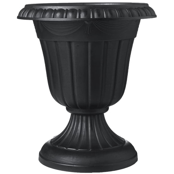 Maceta Urna Arcadia PL00BK Plástico Negro 41x46 cm