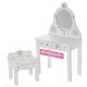 thumbnail image 1 of Juego de tocador de dormitorio Emily Rose de Doll Furniture con silla de 18 pulgadas, 1 of 9
