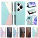 thumbnail image 5 of Funda Cartera Tricolor para Huawei Pura 80 Pro con Ranuras, Verde, 5 of 6