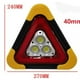 thumbnail image 2 of Triangulo de emergencia recargable y con panel solar, Luz Led y linterna, 2 of 5