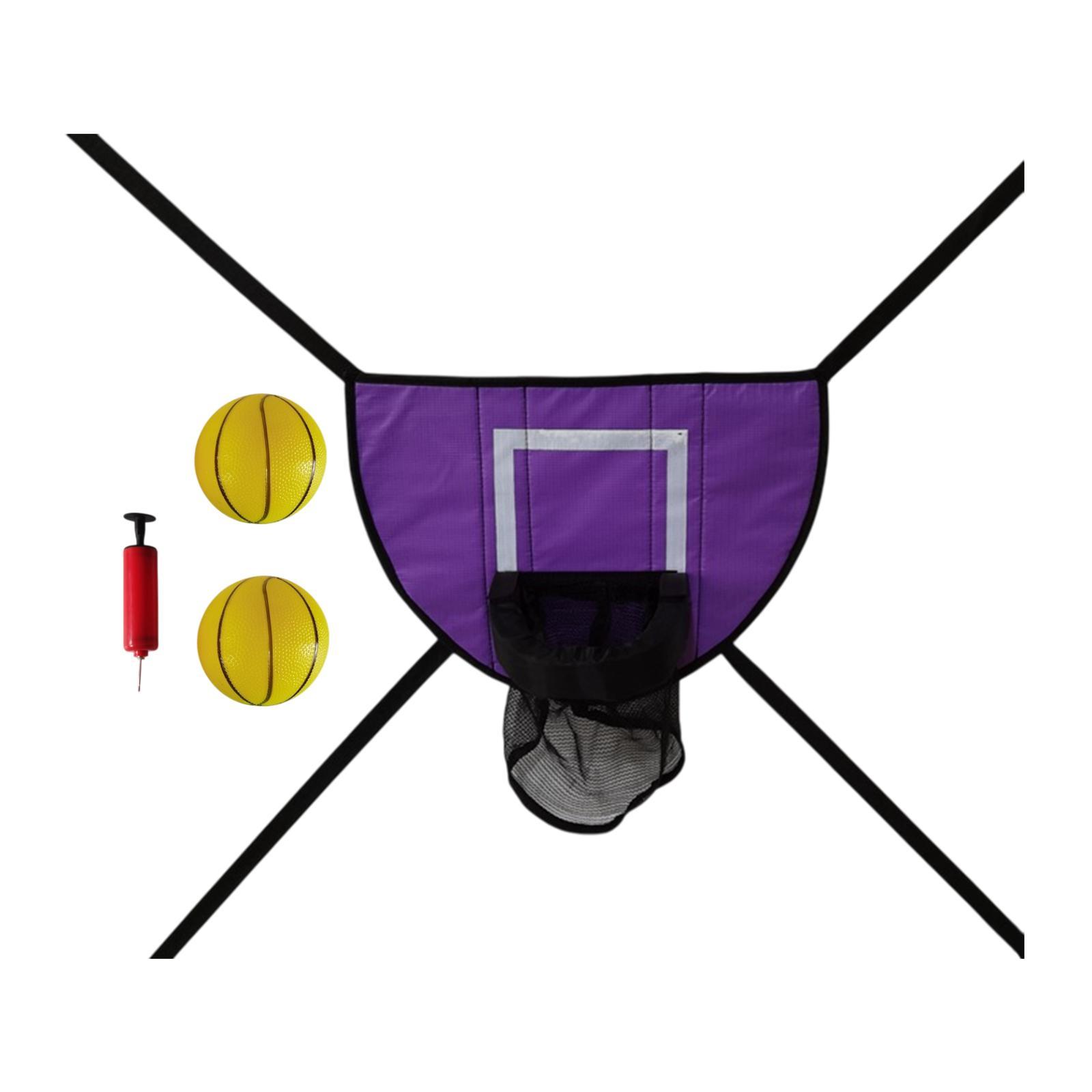 Magideal - Aro De Baloncesto Para El Objetivo Del Tablero De Trampolín Objetor De Baloncesto Fácil Instalación Para Niños Accesorios De Trampolín Basketball Hoop