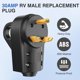 thumbnail image 4 of Enchufe de reemplazo para RV Nilight de 30 A y 125 V con asa resistente, 4 of 9