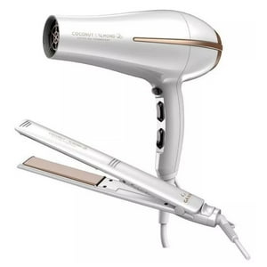Gama - Pack Secador 2200W Alisador 230°C Coconut Almond