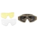 thumbnail image 2 of Gafas De Gafas Tácticas RÁPIDAS Para Casco Con Tiro De 3 Lentes Caza Tan, 2 of 5