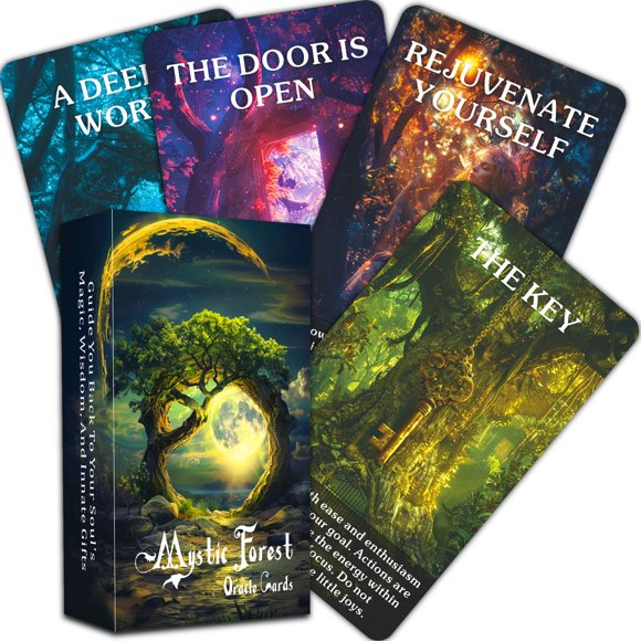 Oracle Cards EMPATHSOUL Mystic Enchanted Forest con guía