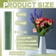 thumbnail image 2 of Alambre con tallo floral OJYUDD, calibre 22, 40 cm, verde oscuro (200 unidades), 2 of 7