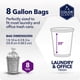 thumbnail image 2 of Bolsas de basura Color Scents, 8 galones, 540 bolsas, 12 paquetes, 2 of 6