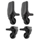 thumbnail image 5 of Ruedas De Equipaje De Repuesto De Rotación De 360 Grados 4x Duraderas Para Reparación Negro, 5 of 5