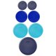 thumbnail image 1 of Paquete de tapas Pyrex Oceanic Shades para 7202, 7200, 7201, 7402, 1 of 4