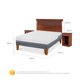 thumbnail image 3 of Cama Europea Excellence Plus 2 Plaza Base Normal, 3 of 7