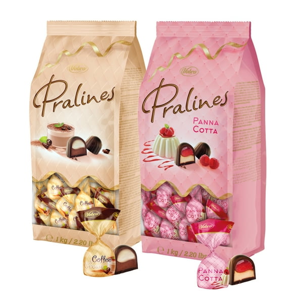 Pack Chocolate Bombón 1kg cafe y Crema + 1kg Panna