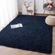 thumbnail image 1 of Alfombra IR Imperial Rooms 150 × 91 cm azul marino de pelo alto, 1 of 7