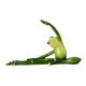 thumbnail image 3 of Resina Animal Yoga Figuras De Rana Artesanía Verde Hogar Jardín Prensa De Piernas, 3 of 5