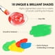 thumbnail image 5 of Set de pintura acrílica GOTIDEAL, 18 colores, 59 ml, con 10 pinceles, 5 of 8