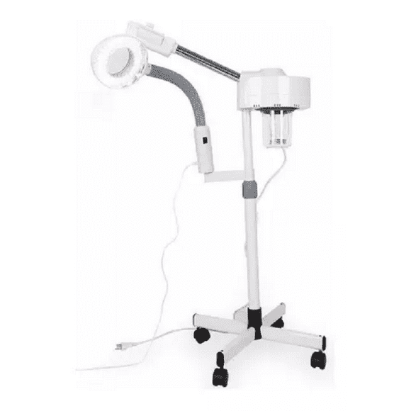Vaporizador Ozono Facial 2 En 1 Con Lupa Led.
