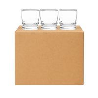 Set 48 Vasos Madeira Rocks Bajos 304Ml Menaje Cocina Cristar