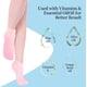 thumbnail image 3 of Zxfuture 2 pares de calcetines de silicona para mujer, calcetines de gel suave, calcetines de aloe, calcetines hidratantes para pies, calcetines de pedicura de spa para mujer que reparan los pies seco, 3 of 6