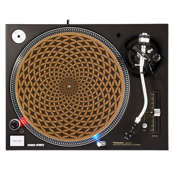 Tapete antideslizante para tocadiscos Sunshine Cases 30 cm Diamond Drop