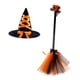 thumbnail image 3 of Sombrero De Escoba De Bruja De Halloween Palo De Escoba De Bruja Para Carnavales Fotografía Navide?a Naranja, 3 of 5