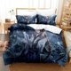 thumbnail image 1 of Anime The Fates Character Girl Quilt Duvet Cover Set Double Pillowcase3-Piece Bedding Set, 1 of 5