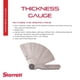 thumbnail image 2 of Calibre de Espesor Starrett 1/2"-1/4" 26 Hojas, 2 of 6
