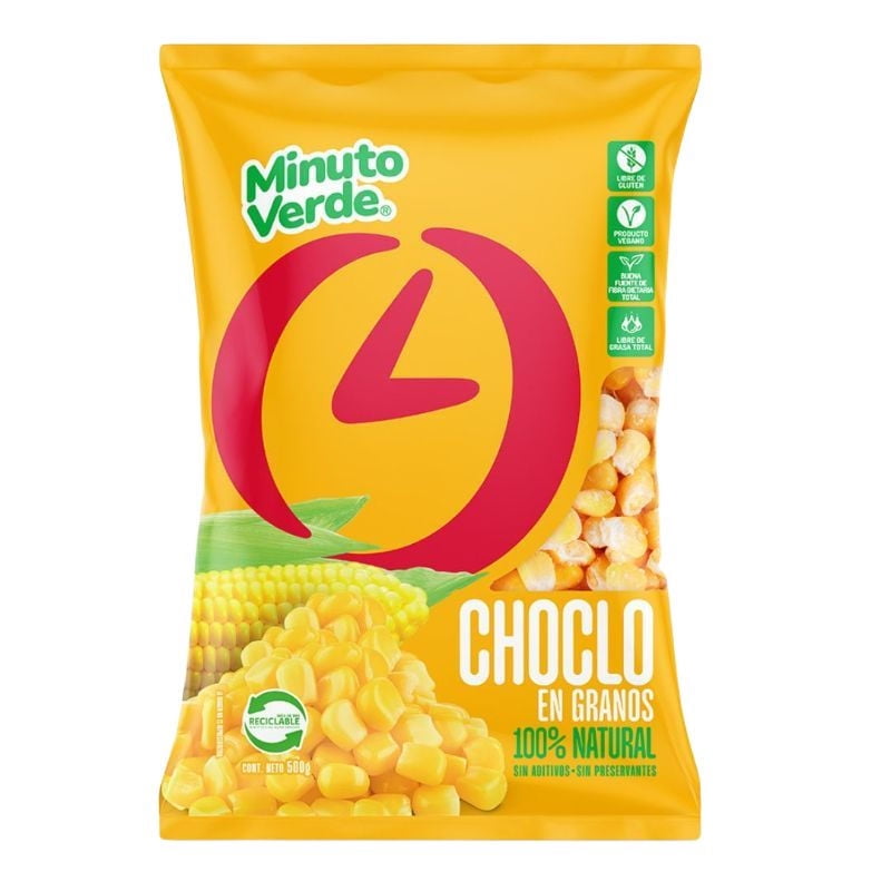 Choclos En Grano 500 g Minuto Verde