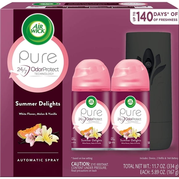 Kit de inicio con aerosol automático Air Wick Summer Delights