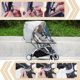 thumbnail image 3 of bemece Universal Stroller Rain Cover, Clear EVA Weather Shield, 3 of 3