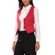 thumbnail image 4 of INSPIRE CHIC Chaleco Vintage para Mujer con Botones, Chaleco de Traje Steampunk Jacquard con Bolsillos M Rojo, 4 of 6