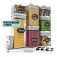 thumbnail image 5 of Juego De Recipientes Hermeticos Para Alimentos 7 Unidades Set Contenedores Acrilico Transparente Frascos Organizador FIGOIMPORT, 5 of 10