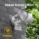 thumbnail image 2 of Flood Light LUTEC, halógeno, 2 cabezales, 300 W, activado por movimiento, color blanco, 2 of 6
