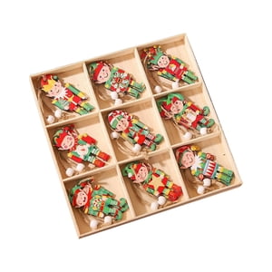 Bothyi - 18X Decoraciones Colgantes Para Árbol De Navidad, Adornos Para Árbol De Navidad Para Chimenea, Hombre Colgante