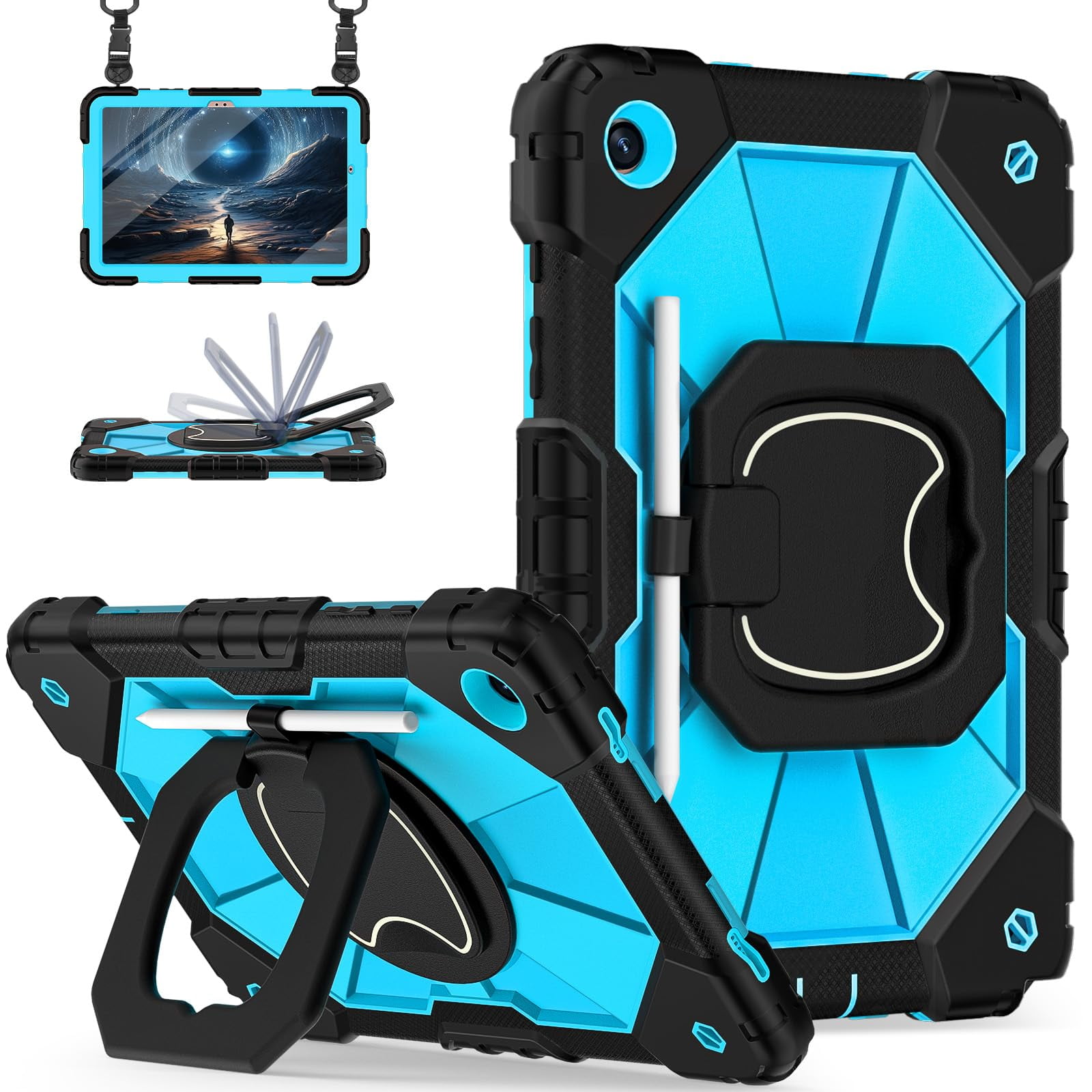 Scnioy - Funda Scioy Robusta A Prueba De Golpes Para Samsung Galaxy Tab A9+ De 11 Pulgadas
