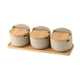thumbnail image 4 of Condimento, Caja De Condimentos, Azucarero De Porcelana Para Café, Especias, Barra De Café, 3 Piezas, 4 of 5