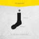 thumbnail image 5 of Calcetines deportivos para entrenamiento de tripulación SOX TOWN, unisex, negros, talla L, 5 of 6
