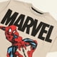 thumbnail image 2 of Polera Manga Corta Niño Spiderman Jump Beige Marvel, 2 of 3