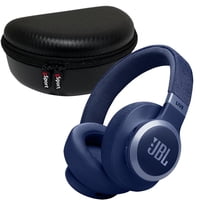 Auriculares Inalámbricos Jbl Live 770Nc Para Colocar Sobre Las Orejas Con Funda Azul
