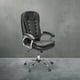thumbnail image 2 of Silla de Escritorio Top Living Vernier Cuero Reclinable, 2 of 10