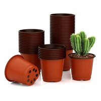 Genérica - Maceta Blanda De 15X15Cm Maceta Fácil De Plántulas 100Pcs