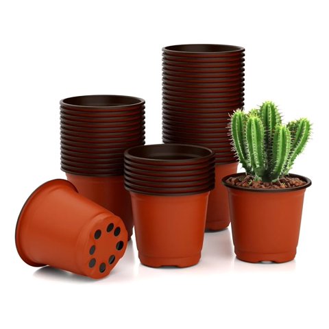 Genérica - Maceta Blanda De 15X15Cm Maceta Fácil De Plántulas 100Pcs