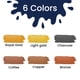 thumbnail image 3 of Pintura para tela BLUEBIRD 6 unidades perlada 25 ml, 3 of 4