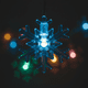 thumbnail image 4 of Guirnalda Solar 20 Luces Copo Nieve Led 6m Multicolor Deco, 4 of 10