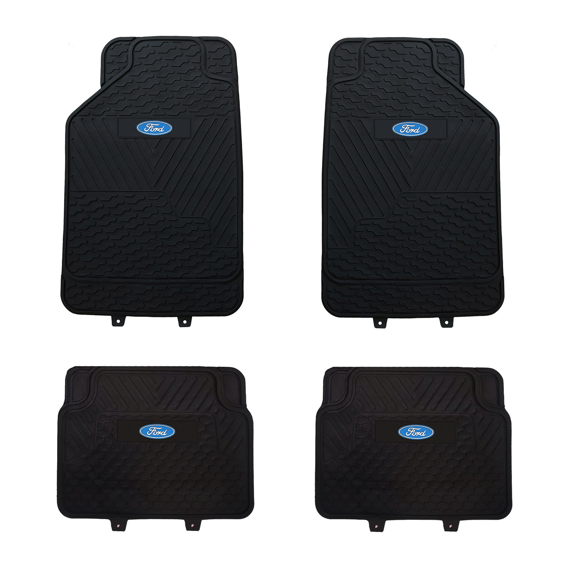 Jj Group - Pisos De Goma Marca Ford Para Vehículos 4 Piezas
