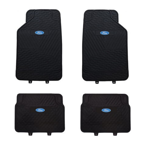 Jj Group - Pisos De Goma Marca Ford Para Vehículos 4 Piezas