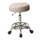 thumbnail image 1 of Taburete De Bar Con Ruedas Y Altura Regulable, Redondo, Color Beige, 1 of 5